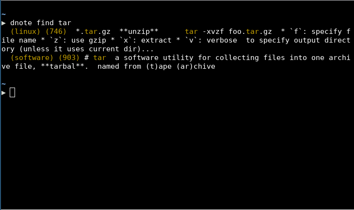 a terminal demonstrating the find command
